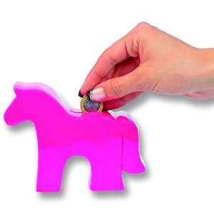  Durable Plastic Horse Coin Bank