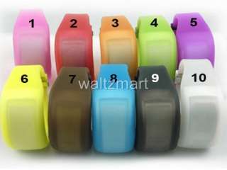 New Silicone LED Wrist Watch Jelly Unisex Digital Watch  