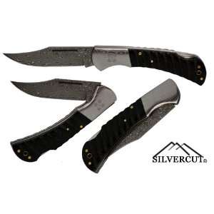   Blade with Black Cow Bone Handel Pocket Knife