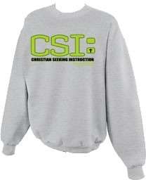 CSI Christian Seeking Instruction Sweatshirt S  5x  