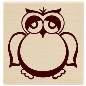  Owl   Rubber Stamps Arts, Crafts & Sewing