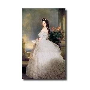  Elizabeth 183798 Empress Of Austria 1865 Giclee Print 