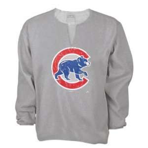 Chicago Cubs Crawling Bear Womans Rip Neck Crew Sweatshirt by 5th 