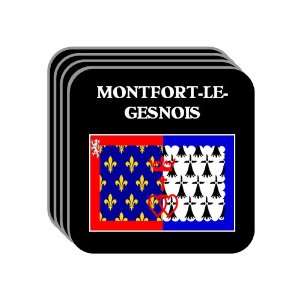  Pays de la Loire   MONTFORT LE GESNOIS Set of 4 Mini 