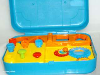 kids little tool box with bolts gears plays music search