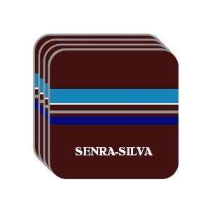  Personal Name Gift   SENRA SILVA Set of 4 Mini Mousepad 