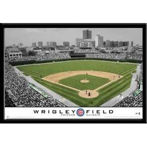  Wrigley Field Chicago Cubs Framed Poster Sports 
