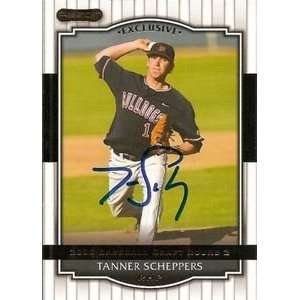   Scheppers Signed 2008 Razor Card Texas Rangers
