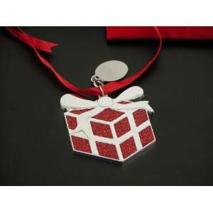  Creative Gifts GG RED GIFT ORNAMENT W/TAG