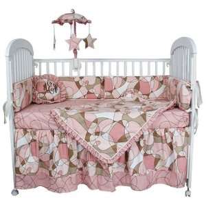  Hoohobbers Cocoa Pink Crib Bedding Baby