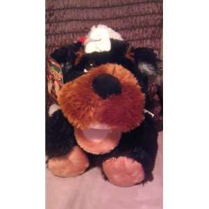  Plush Brown DOG Hand Puppet with Barking Sound & Christmas 