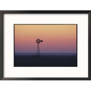  A Windmill Breaks the Flat Horizon of the Texas Panhandle 