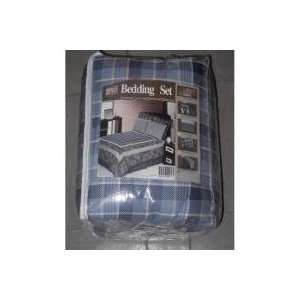  4Pc Cotton Blue Comforter Case Pack 4