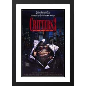  Critters 3 32x45 Framed and Double Matted Movie Poster 