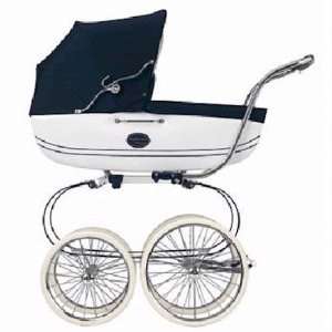   Inglesina Classica Pram Stroller Bianca Blue Free Diaper Bag Baby