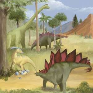  Dinosaur Valley Canvas Reproduction