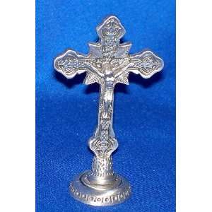    Car (Auto) statue   3 Pewter desktop Crucifix 