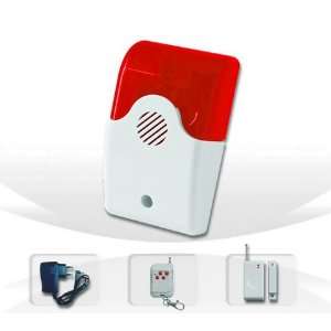   S04 Wireless Security Alarm System with Flash Siren 433MHz 2 in 1 Kit