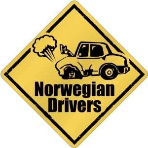    Norwegian Drivers / Sign  Norway Crossing Country