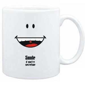   Mug White  Smile if youre secretive  Adjetives