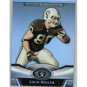  Topps Platinum Gold #126 Zach Miller   Oakland Raiders (Thick Card 
