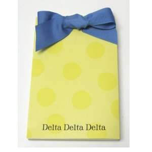  Delta Delta Delta Polka Bow Pad Baby