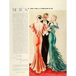 1934 Print Women Children Fashion Dresses Hats Gowns Frocks McCalls 