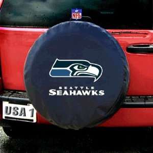  BSS   Seattle Seahawks NFL Spare Tire Cover (Black 