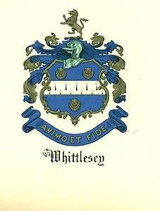 Great Coat of Arms Whittlesey Family Crest genealogy, would look great 