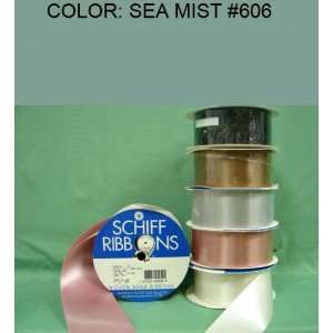   10yds SINGLE FACE SATIN RIBBON Sea Mist #606 7/8~USA 