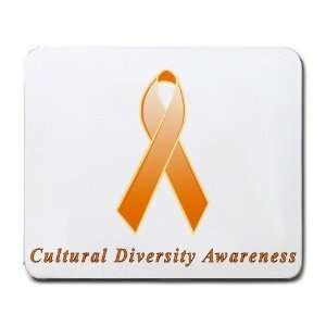 Cultural Diversity Awareness Ribbon Mouse Pad