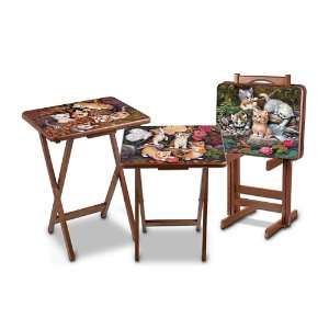   Capers Tray Table Set by The Bradford Exchange