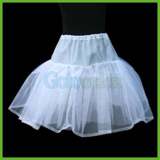 17Flower girl crinoline slip petticoat underskirt new  