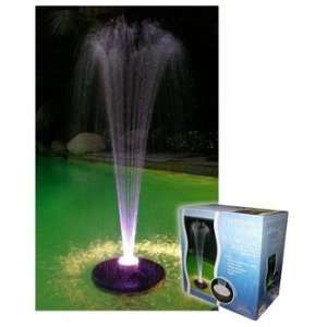  Floating Spray Fountain w/ LED Lights by Alpine
