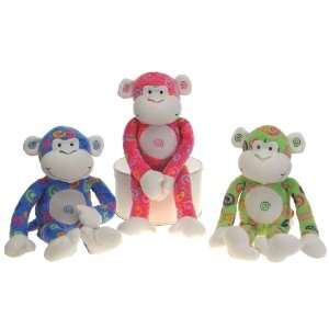  Set of 3 24colors Lovely Cute Swirl Monkeys Toys & Games
