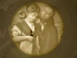 Circa 1880 Figural German Beer Stein Laughing Monk With Lithophane 