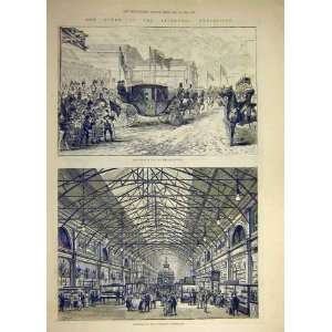  1886 Queen Liverpool Exhibition Royal Visit Building