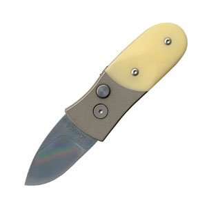  Schrade SCALY California Issue Pocket Knife, Yellow