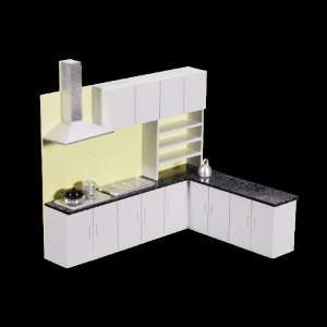  Simulation Kitchen Cabinet Set Model Kit Furniture 125 