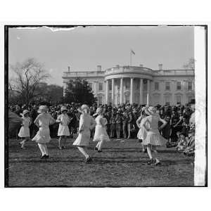  Photo Girl Scouts, May Pole dance at White House, 4/1/29 