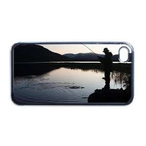  Fly Fishing Scenic Nature Photo Apple iPhone 4 or 4s Case 