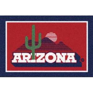   Team Spirit Rug   Arizona Wildcats Desert Scene