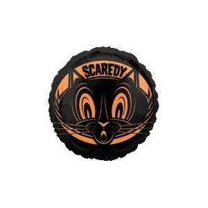  18 SCAREDY CAT BALLOON   Mylar Balloon Foil Health 