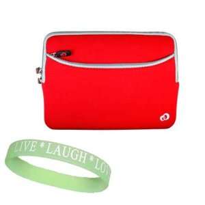  Asus Eee PC 1000 10 Red Carrying Case + Live*Laugh*Love 
