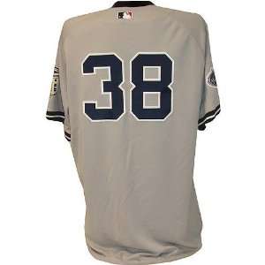 Dan Giese #38 2008 Yankees Game Issued Road Grey Jersey w All Star and 
