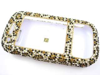 LEOPARD GOLD BLING DIAMOND CASE COVER SAMSUNG EXCLAIM  
