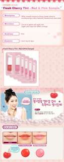 ETUDE HOUSE] Fresh Cherry Tint  Red & Pink Sample 5pcs Fast Shipping 