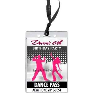  Dance Party VIP Pass Invitation