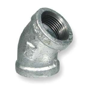 Black and Galvanized Malleable Iron Fittings Class 150 Elbow,45 Deg,1 