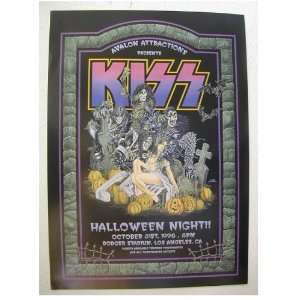  Kiss Los Angeles Poster Concert Promotion